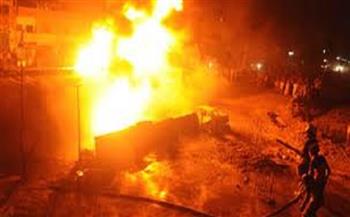 السيطرة على حريق شب في كابينتي كهرباء بشبرا الخيمة 