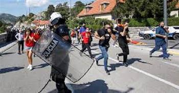  مصادمات بين الشرطة ومتظاهرين في الجبل الأسود