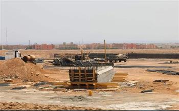 محافظ جنوب سيناء يتفقد الأعمال الإنشائية للطريق الدائري الجديد وكوبري دهب
