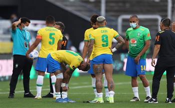 تصرف غريب من منتخب البرازيل بعد إلغاء مباراة الأرجنتين