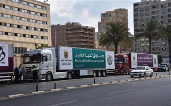 محافظ بورسعيد يستقبل قافلة «أبواب الخير»