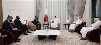 أمير قطر يبحث مع وزيري الخارجية والدفاع الأمريكيين المستجدات الإقليمية والدولية