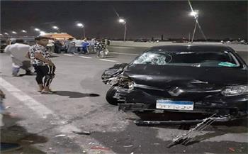 إصابة 5 أشخاص في حادث على طريق الإسكندرية الصحراوي