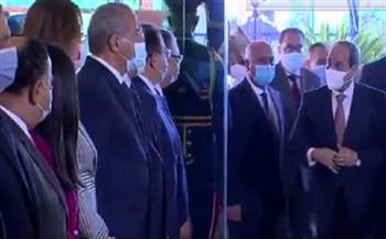 الرئيس السيسي يصل الإسكندرية للاطلاع على تطوير الميناء البحري
