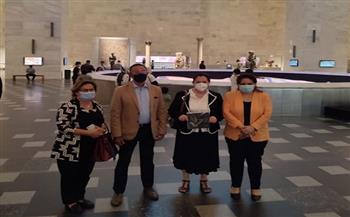 الأمين العام المساعد للأمم المتحدة يزور المتحف القومي للحضارة (صور)