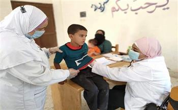 صحة المنيا تقدم الخدمات الطبية والعلاجية لـ1686 مواطنا بقرية الناصرية بمركز بني مزار