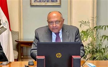 وزير الخارجية يشارك في الاجتماع التشاوري العربي لبحث القضايا الملحة بالمنطقة
