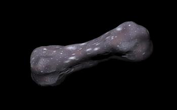 علماء يكتشفون تفاضيل ولادة قمرين في كويكب على شكل «عظم الكلب»