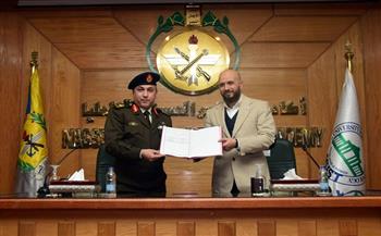 القوات المسلحة توقع بروتوكول تعاون مع جامعة مصر للعلوم والتكنولوجيا
