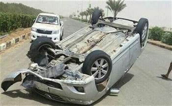 مصرع أجنبية وإصابة أخرى وسائق مصري في انقلاب سيارة بالمنصورية