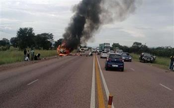 مصرع 17 شخصاً بحادث مروري في جنوب أفريقيا 