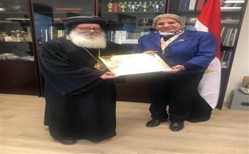 قنصل مصر بميلانو تستقبل الأسقف العام لكنائس وسط أوروبا