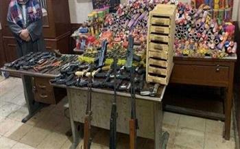 ضبط ورشة بدون ترخيص لتعديل وإصلاح الأسلحة النارية ببني سويف
