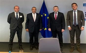 سفير مصر في بروكسل يستعرض جهود تحقيق التنمية الشاملة