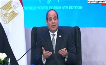 السيسي: الدولة المصرية تحتاج تريليون دولار سنويا لتطويرها