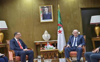 السفير المصري بالجزائر يبحث تطوير العلاقات التجارية مع رئيس المجلس الشعبي الوطني 