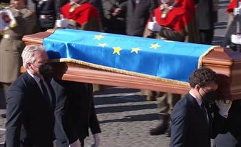 تشييع جنازة رئيس البرلمان الأوروبي "ديفيد ساسولي"
