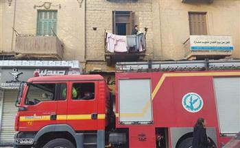 إصابة شخص في حريق شقة سكنية بالعجوزة