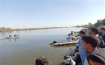 7 أيام.. البحث عن آخر ضحايا غرق سيارة في نهر النيل بمنشأة القناطر