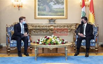 رئيس حكومة إقليم كردستان يلتقي سفير بريطانيا لدي العراق