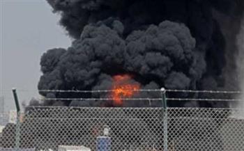  انفجار 3 صهاريج بترولية في المصفح وحريق في الإنشاءات بمطار أبو ظبي