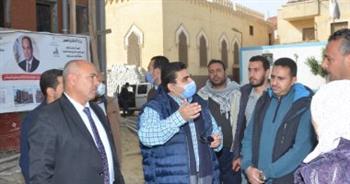 نائب محافظ بني سويف يتابع الموقف التنفيذي لمشروعات"حياة كريمة"في قرى مركز ناصر