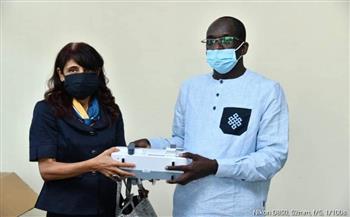 شحنة مساعدات طبية مصرية إلى السنغال