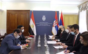 السفير المصري يلتقي رئيس صربيا ورئيسة الوزراء ووزير الخارجية بعد انتهاء فترة عمله
