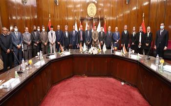 وفد ليبي يبحث تعزيز التعاون والاستفادة من خبرات مجلس الدولة المصري