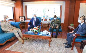 محافظ سوهاج يستقبل قائد المنطقة الجنوبية العسكرية وقائد الجيش الثالث الميداني 