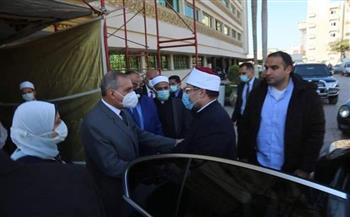 محافظ كفر الشيخ يستقبل وزير الأوقاف لافتتاح مسجد الأنصاري 