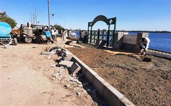 محافظة أسوان: توصيل خطوط الصرف والمياه لمستشفى حورس بإدفو بلغ 90%