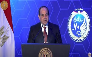 الرئيس السيسي: قدر مصر أن تعيش في بؤرة الأحداث الدولية