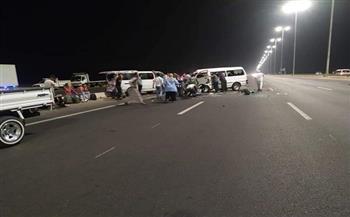 بالأسماء..إصابة 8 أشخاص في حادث تصادم بالقاهرة الجديدة