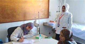 "صحة الوادي الجديد" تنظم قافلة طبية مجانية لقرية فلسطين بالخارجة