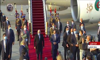 «أ.ش.أ» تبرز الأهمية الكبرى لزيارة الرئيس الجزائري لمصر