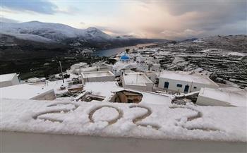 السلطات اليونانية تحذر المواطنين من الهطول الكثيف للثلوج 