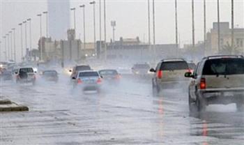 كثافات مرورية بسبب الأمطار بالقاهرة والجيزة