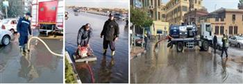 الشرطة تساعد المواطنين في مواجهة الطقس السيئ بالقاهرة والمحافظات