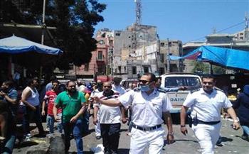 حملات مكبرة لإزالة الإشغالات والتعديات بحي غرب الإسكندرية 