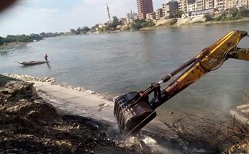 إزالة 13 حالة تعد على مجرى النيل بسوهاج ضمن الموجة الـ 19