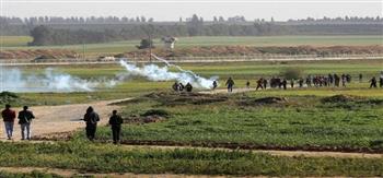 الاحتلال الاسرائيلي يطلق قنابل الغاز شرق خان يونس