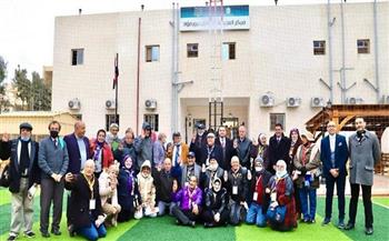 ممثلو 10 دول عربية يزورون مركز العزيمة لصندوق مكافحة الإدمان ببورسعيد
