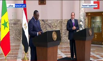 الرئيس السنغالي: أهنئ السيسي بكون مصر أول دولة إفريقية تنتج لقاح كورونا