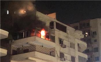 «انفجار أنبونبة».. إخماد حريق شقة سكنية في المنيا الجديدة