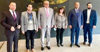 وزيرا الثقافة العراقي والليبي يزوران المتحف القومي للحضارة المصرية