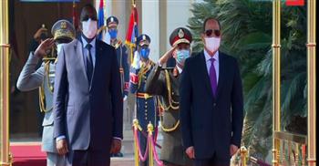 الرئيس السيسي يستقبل نظيره السنغالي بقصر الاتحادية (بث مباشر)