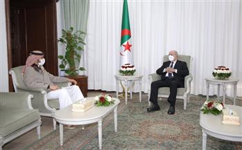 الرئيس الجزائري يستقبل الممثل الشخصي لأمير قطر