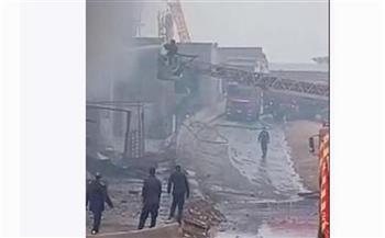 السيطرة على حريق مصنع ملابس بطريق «القاهرة - الإسكندرية» الزراعي