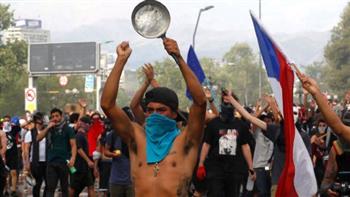 تظاهرة في شيلي احتجاجا على تدفق المهاجرين المتهمين بتزايد الجرائم